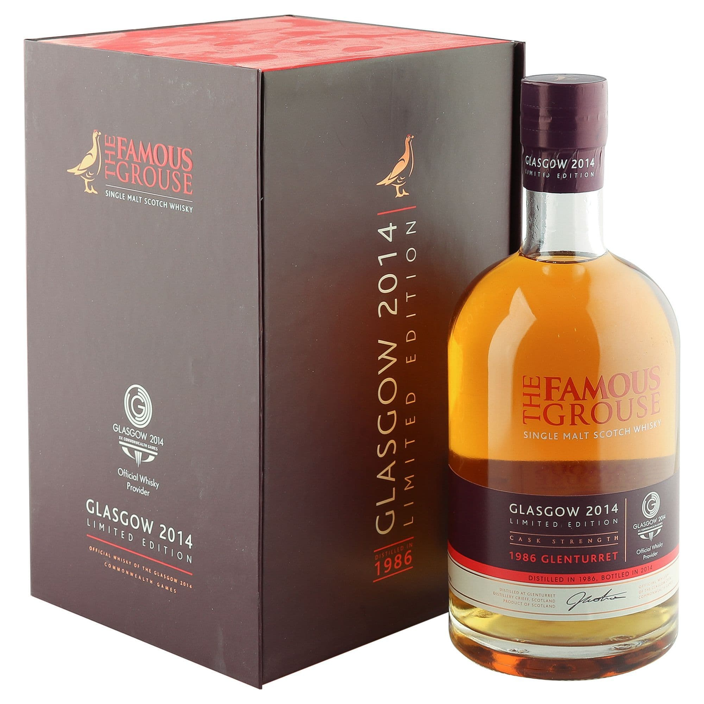 Famous Grouse 1986 Glenturret Glasgow 2014 Limited edition