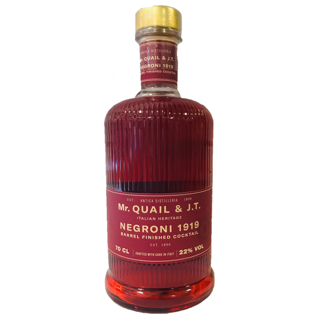 Mr. Quail & J.T. Negroni 1919 Pre Mixed Cocktail