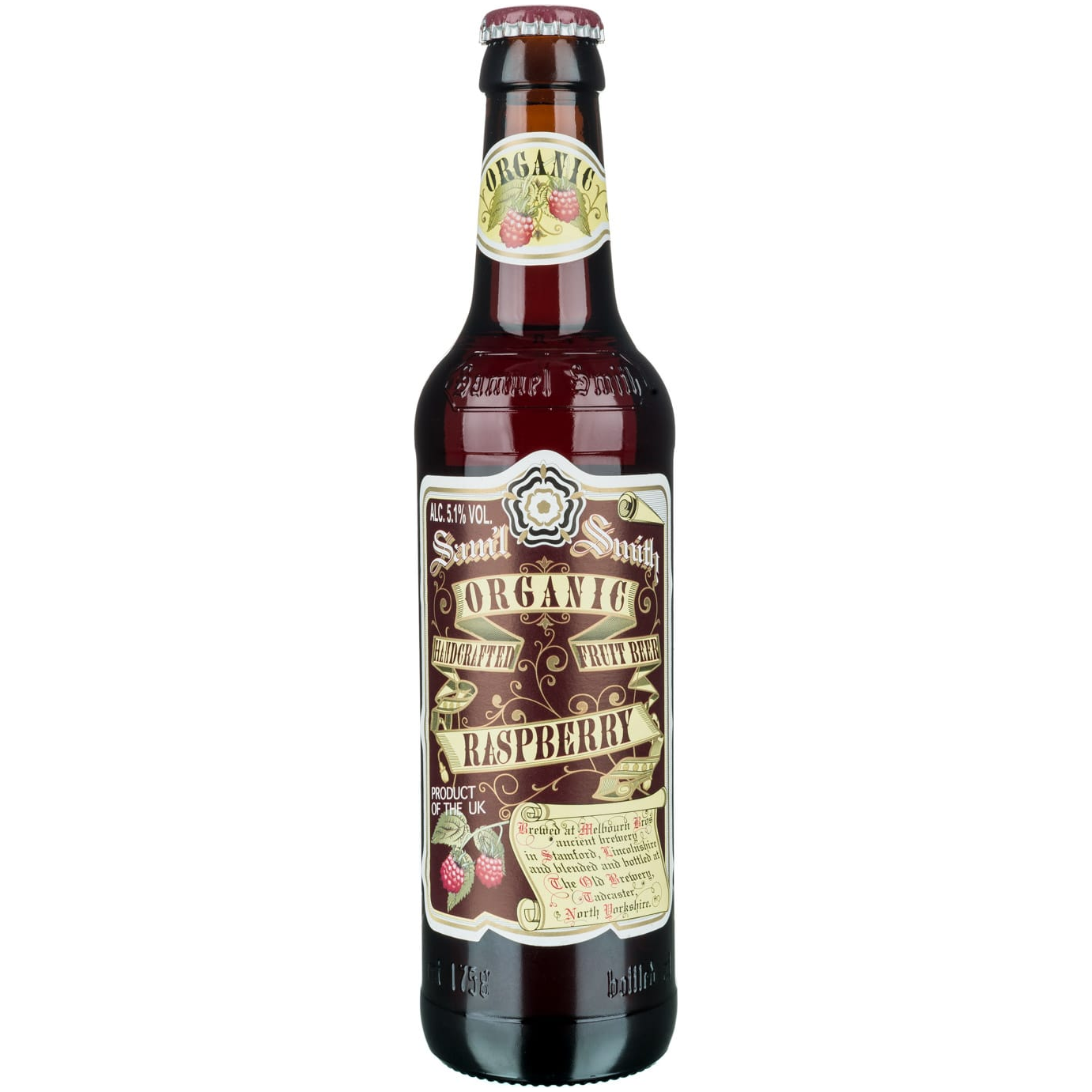 Organic Raspberry Fruit Beer Samuel Smith 355ml