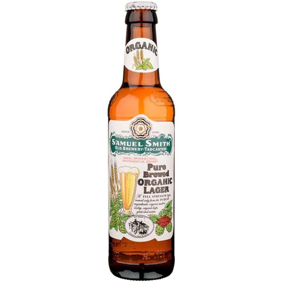 Pure Brewed Organic Lager, Samuel Smith 355ml