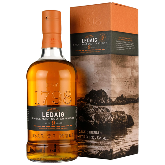 Ledaig 9 Year Old Bordeaux Red Wine Cask