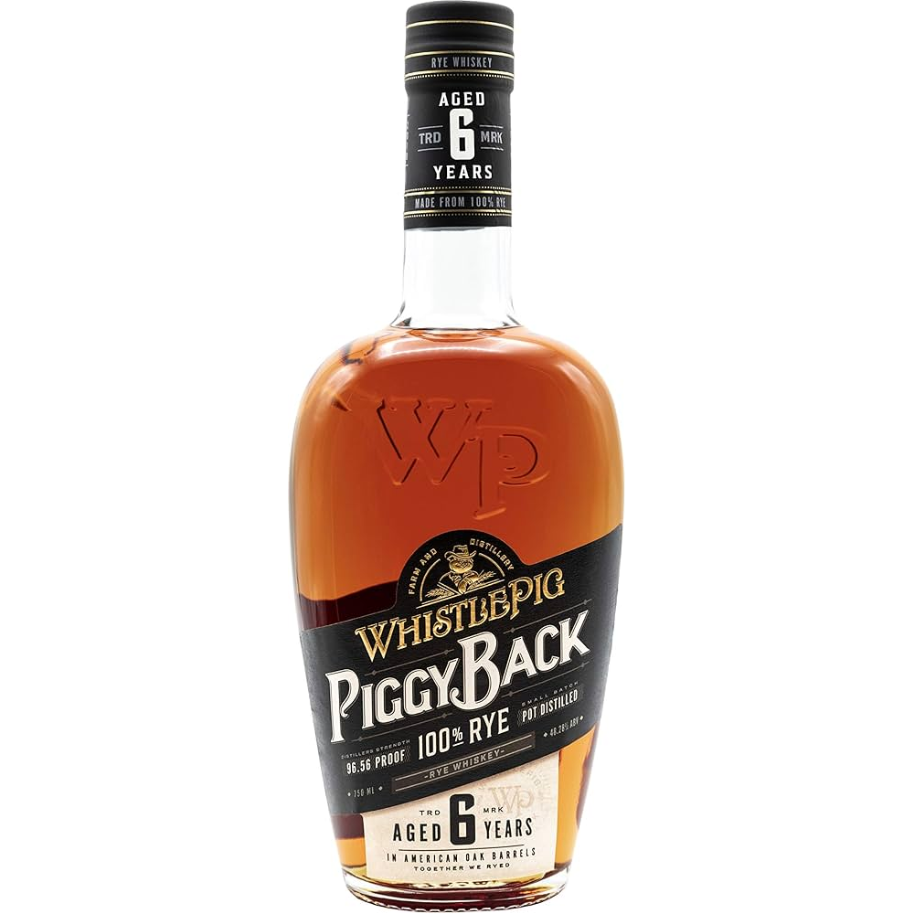 WhistlePig PiggyBack 6 Year Old Rye Whiskey