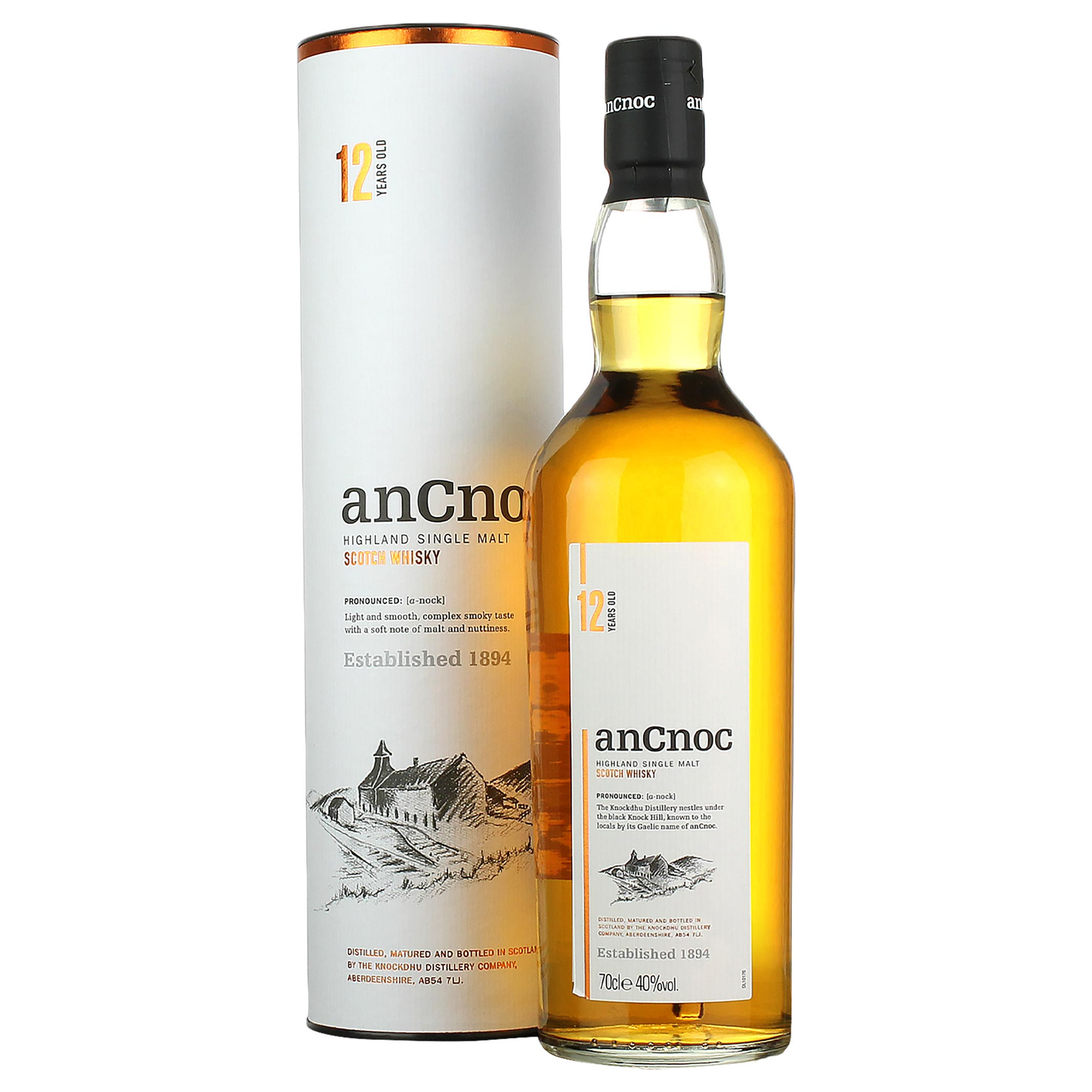 anCnoc 12 Year Old Whisky