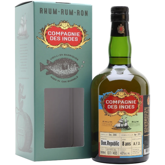 Compagnie Des Indes Dominican Republic 8 Year Old Single Cask